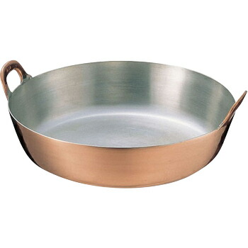 楽天市場】銅製 天ぷら鍋 内側錫引き有りタイプ 内径250mm（かっぱ橋