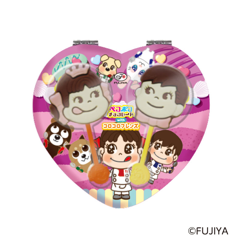 楽天市場】不二家 公式 コロコロフレンズ ハートミラー 2本ペコポコ