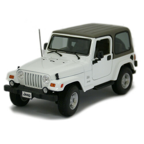 楽天市場】Maisto (マイスト) Jeep Wrangler Sahara 1/18 ホワイト
