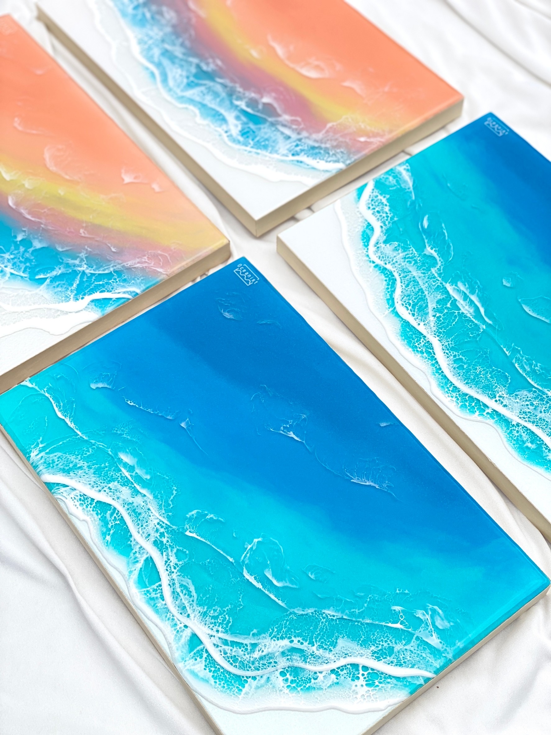 楽天市場】【アートパネル】 オーシャンアート サンセットパネル