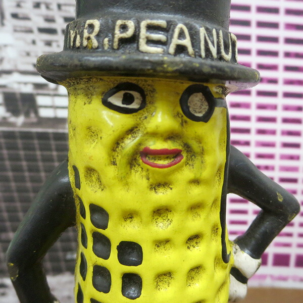 楽天市場】ミスター ピーナツ アンティーク 置物 貯金箱 アメリカン