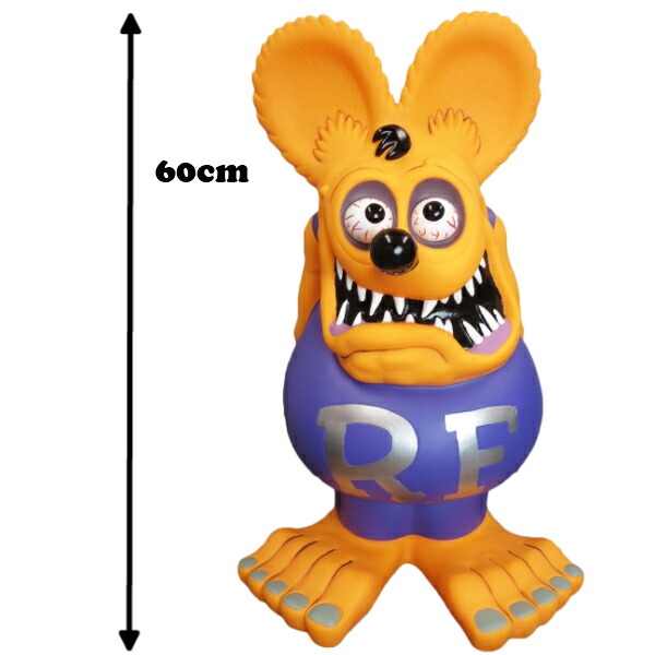 楽天市場】ファンコ ラットフィンク フィギュア 特大 オレンジ