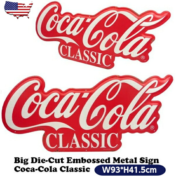 楽天市場】コカコーラ 看板 大型 ブリキ看板 コカ・コーラ雑貨 レトロ