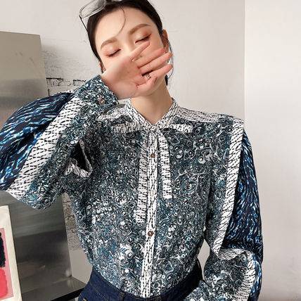 楽天市場】ボウタイ ブラウス 送料無料 トップス シャツ ブラウス 幾何