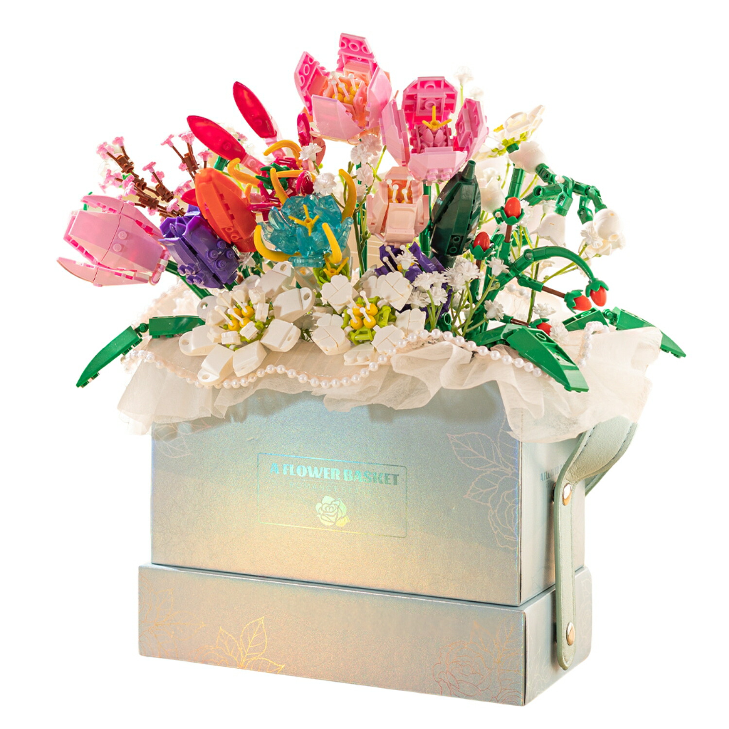 楽天市場】唯楽創想 ブロッサムシリーズ 花束ボックス ブルー 761