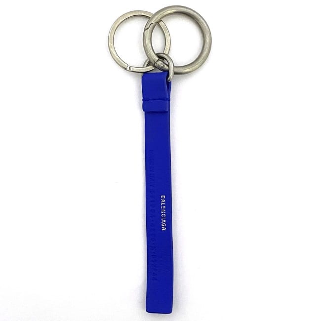 楽天市場】【送料無料】 バレンシアガ キーリング ブルー エブリデイ