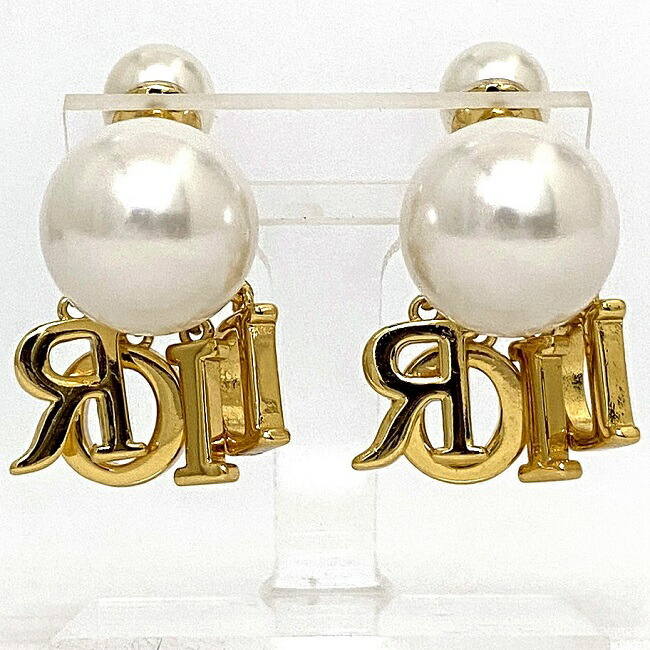 楽天市場】【送料無料】 クリスチャン ディオール ピアス ゴールド