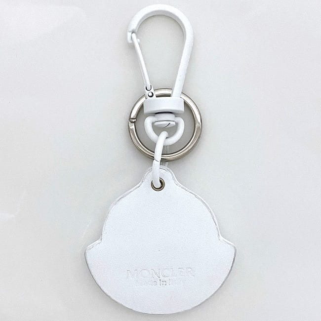 楽天市場】【送料無料】 モンクレール キーリング ホワイト シルバー