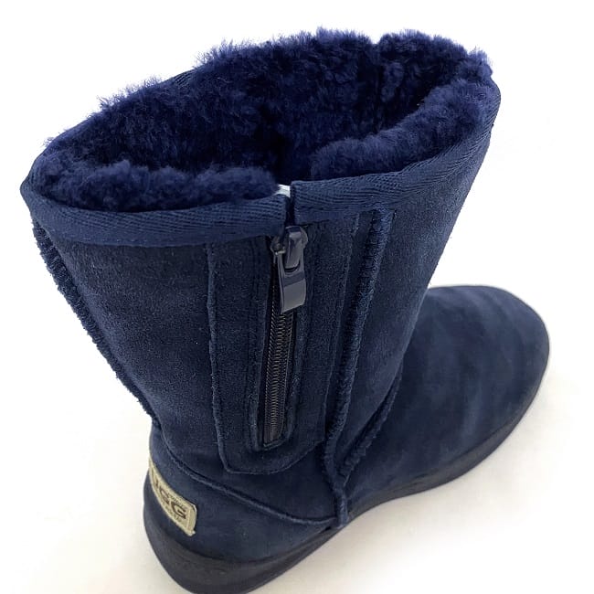 楽天市場】【送料無料】 アグ ブーツ ネイビー 美品 24.0cm 7 ムートン