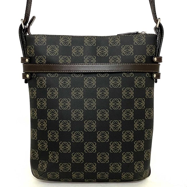 楽天市場】【送料無料】 ロエベ ショルダーバッグ グレー ブラウン