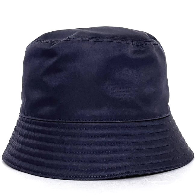 楽天市場】【送料無料】 プラダ ハット バケットハット ネイビー