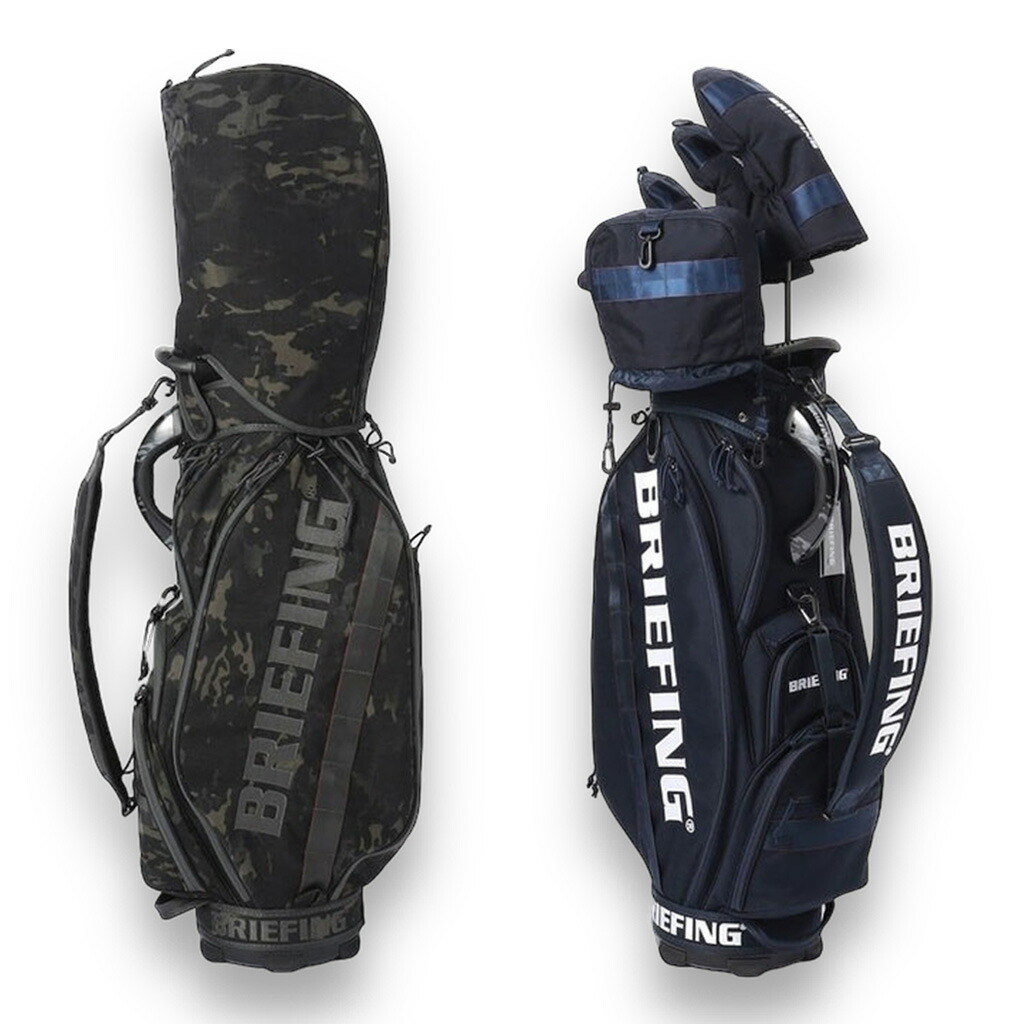 美品】BRIEFING CR-5 #03 ネイビー 4分割 キャディバッグ BRIEFING