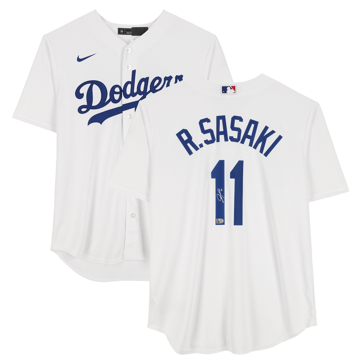 楽天市場】【MLB公式ホログラム付】MLB ドジャース 佐々木 朗希 直筆