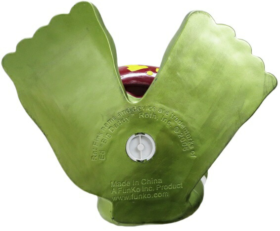 楽天市場】ラットフィンク ジャンボ コインバンク メタリック グリーン