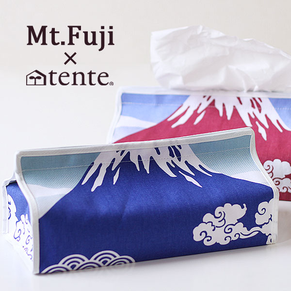 楽天市場】tente テンテ ティッシュボックスカバー Mt.Fuji【富士山