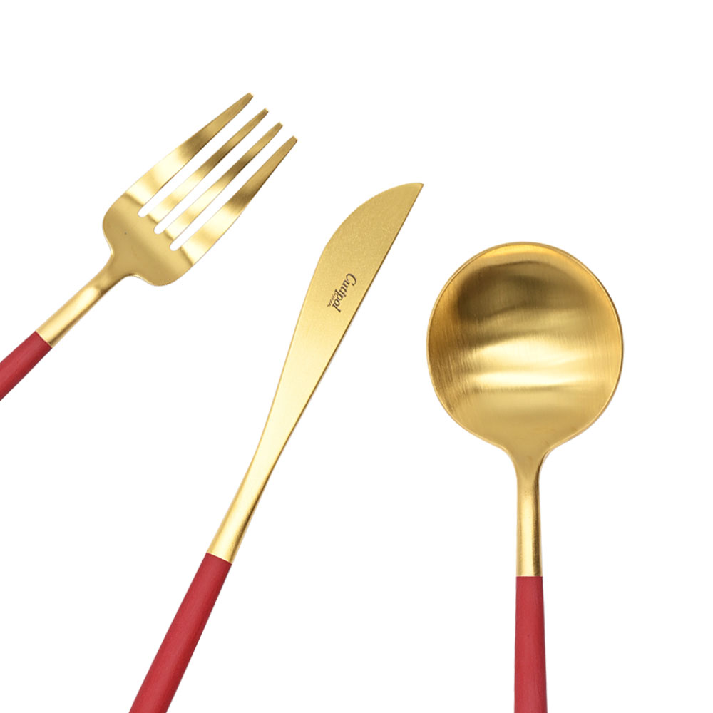 楽天市場】Cutipol クチポール GOA ディナーセット レッド / ゴールド