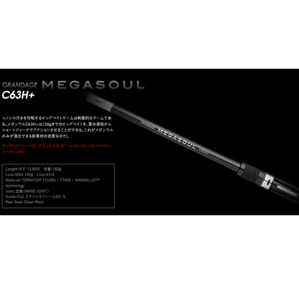 楽天市場】アピア GRANDAGE MEGASOUL C63H+ 大型便B : フィッシング