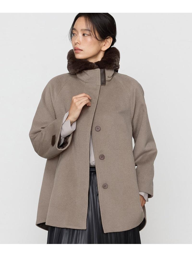 楽天市場】[ Sサイズ ] アンゴラウール Aラインショートコート K.T