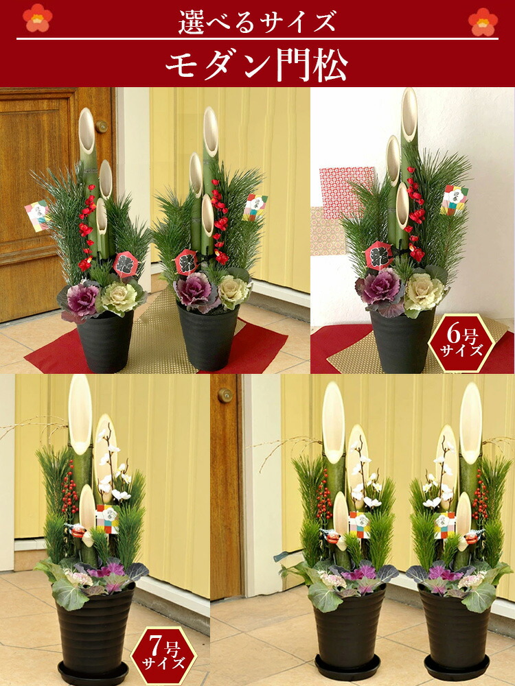 楽天市場】即日出荷 門松 玄関 2026正月 モダンスタイル門松 サイズが