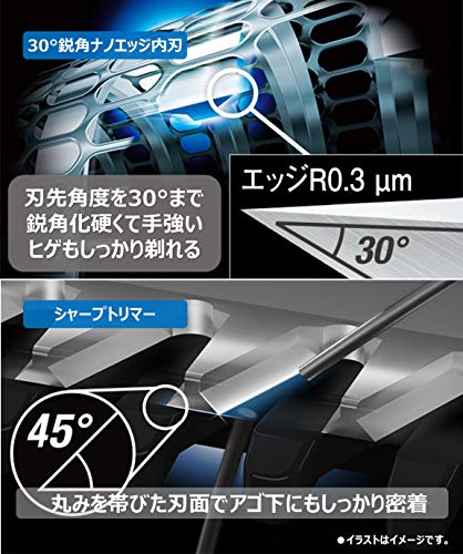 楽天市場】パナソニック メンズシェーバー 3枚刃 お風呂剃り可 青 ES