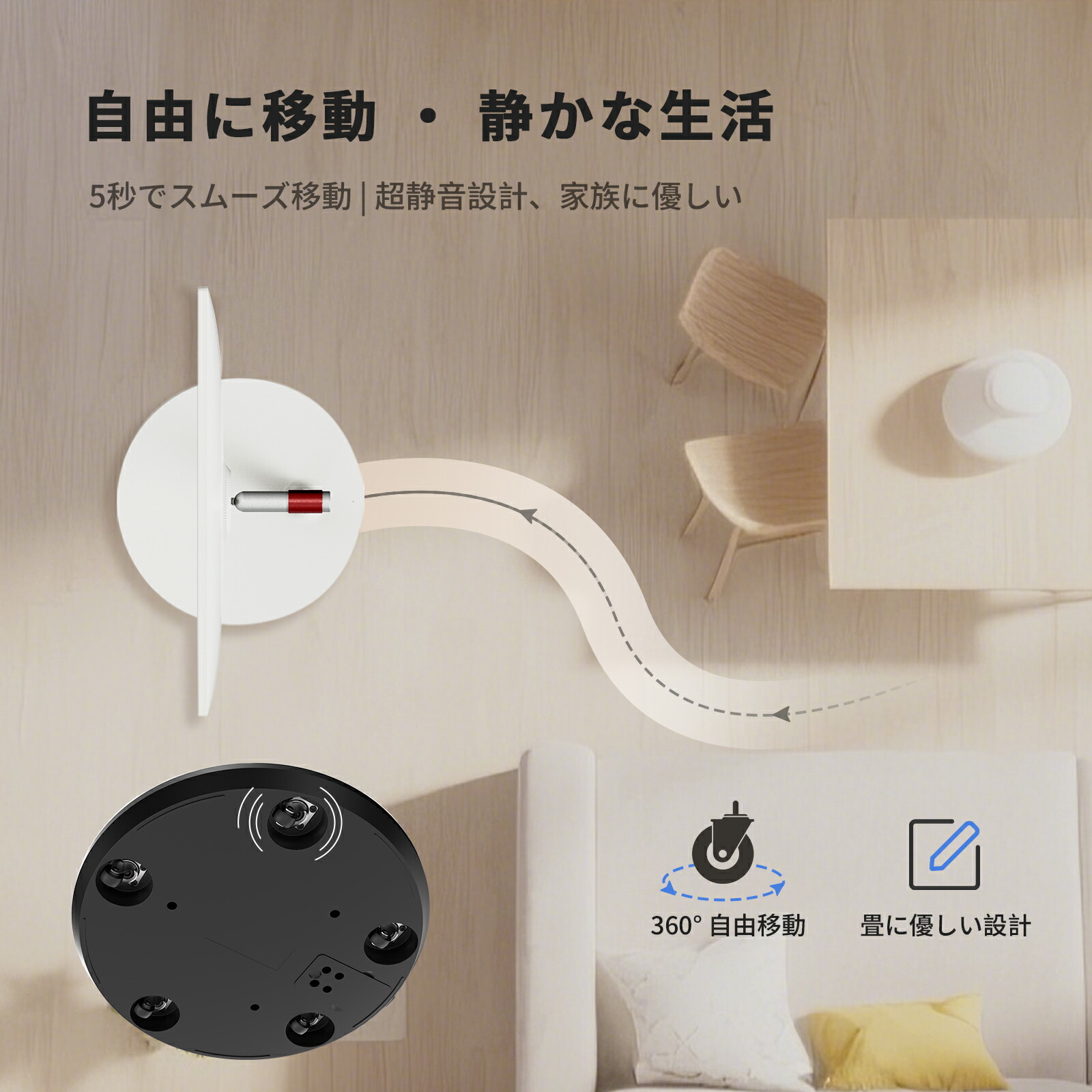 楽天市場】【20％OFFクーポン！】MegPad 32型 4K UHD 移動式スマート