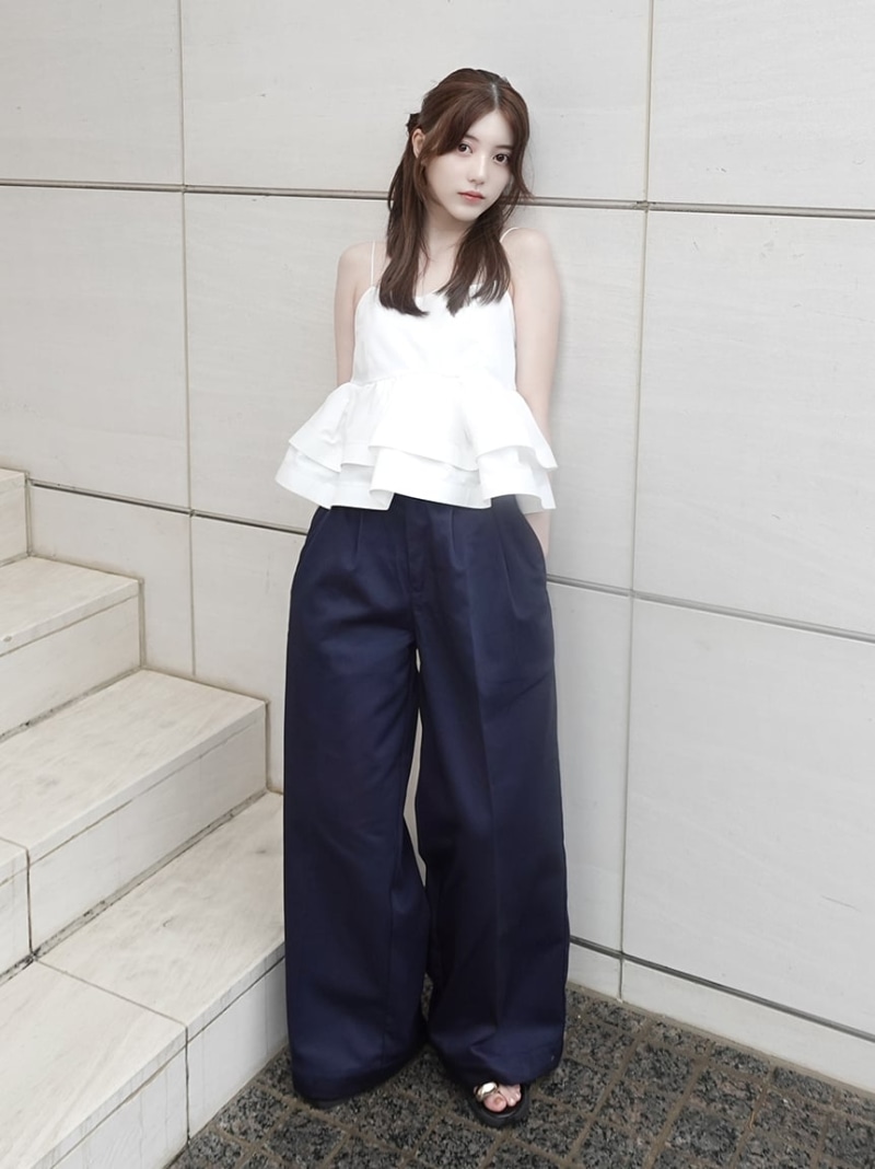 楽天市場】【SALE／50%OFF】ラッフルヘムデザインキャミソール FRAY