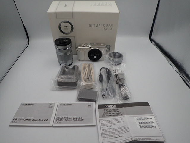 楽天市場】【中古品】 OLYMPUS PEN E-PL10 EZダブルズームキット