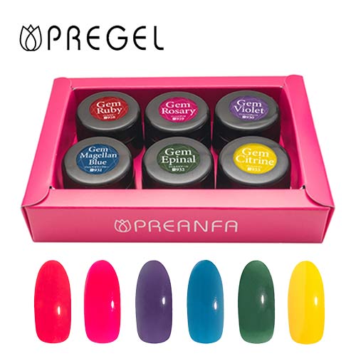 楽天市場】プリジェル カラーEX クリアリッチシリーズ 3g×6色セット