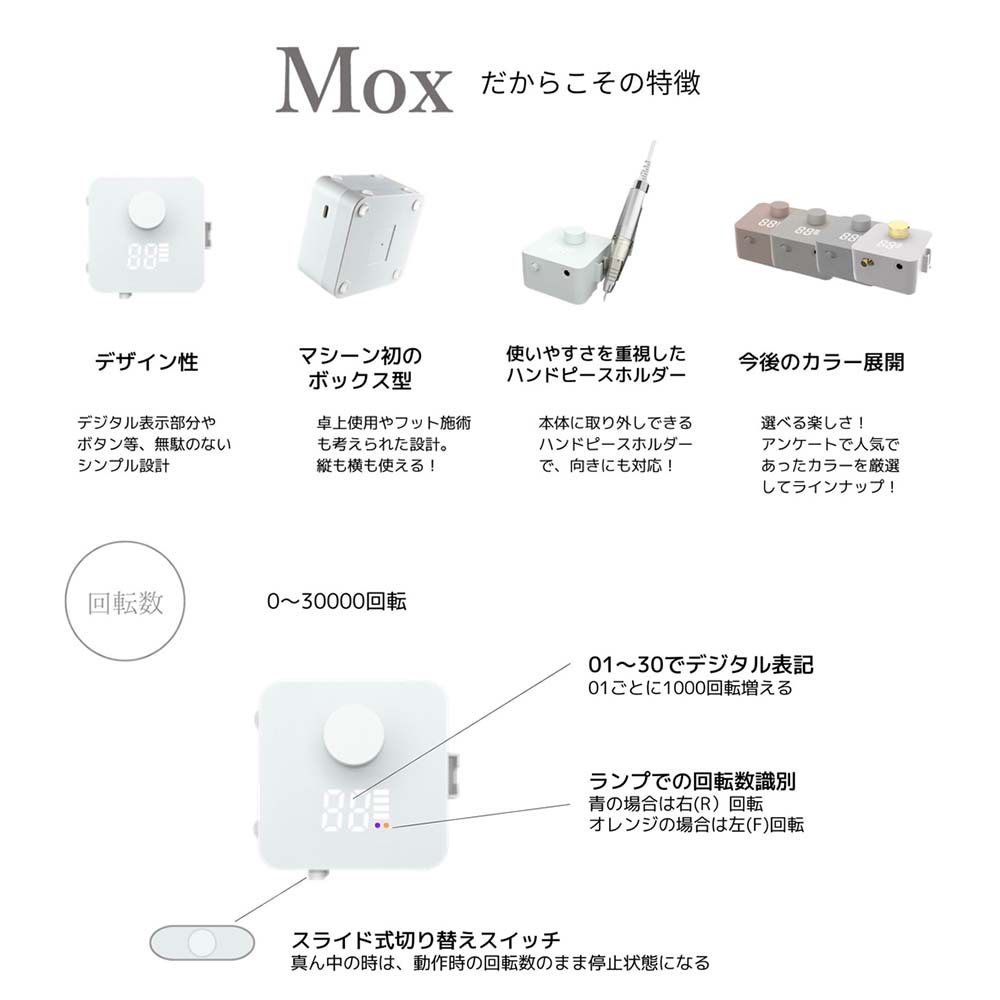 楽天市場】【XCビット付き】シャレドワ SHAREYDVA ネイルマシーン Mox
