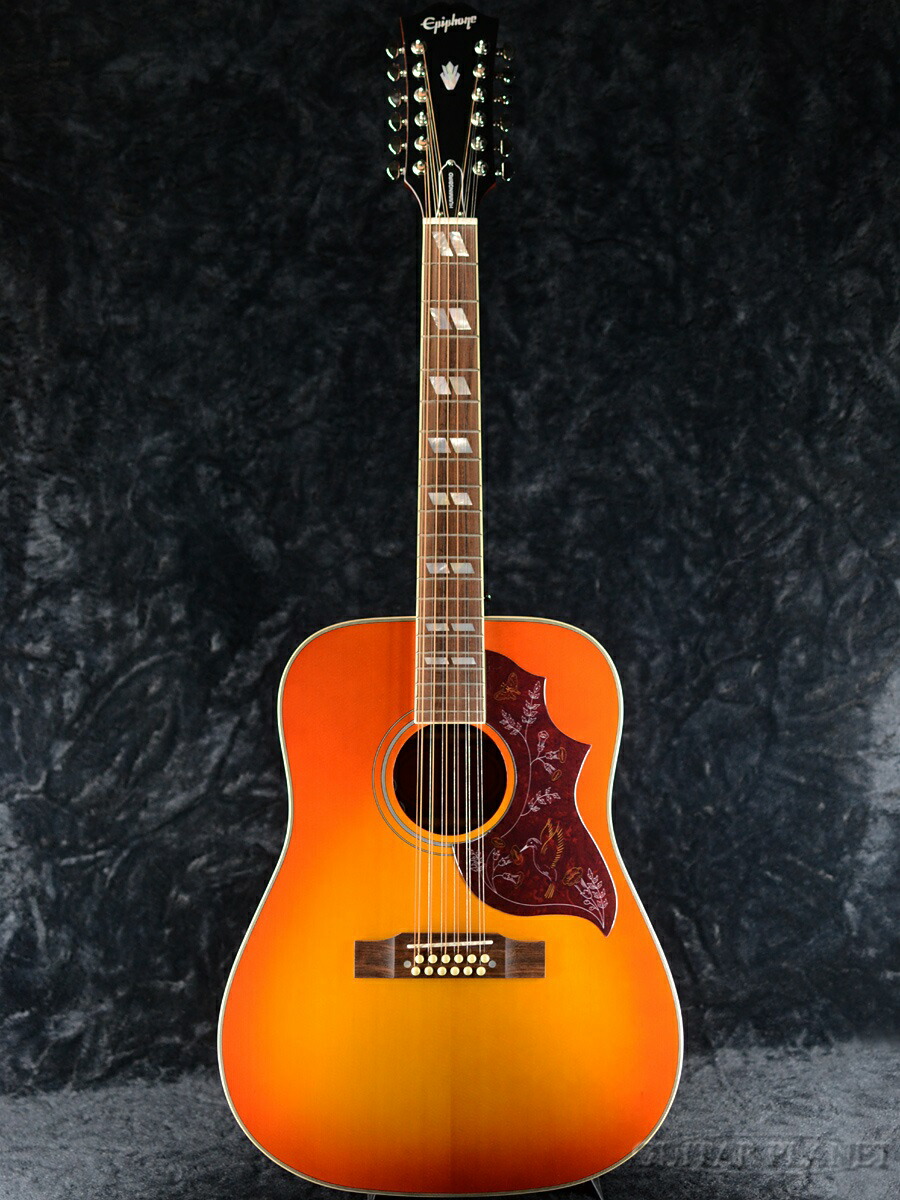 楽天市場】Epiphone Hummingbird 12-String All Solid Wood -Aged