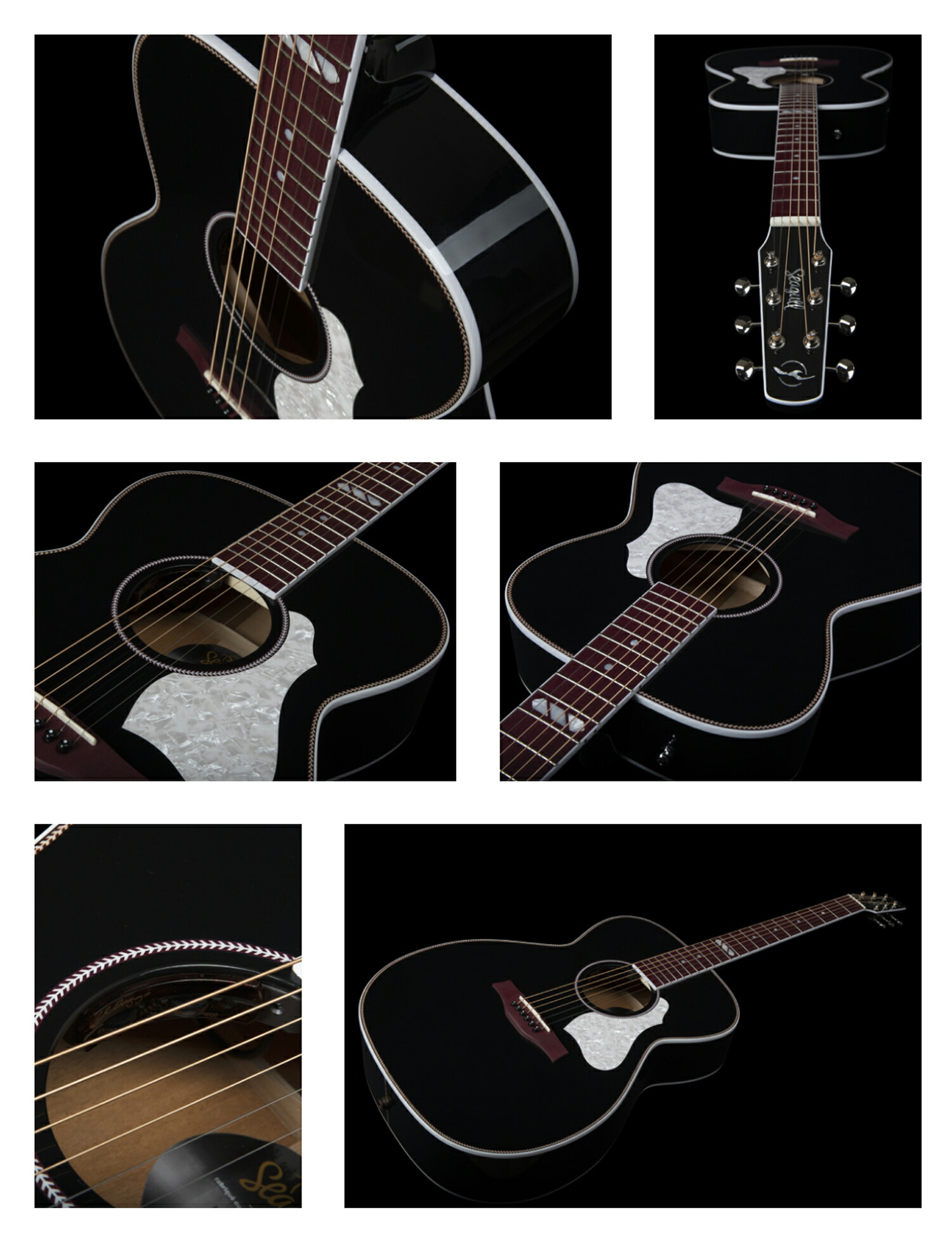 楽天市場】Seagull Artist -Tuxedo Black- Anthem EQ[シーガル