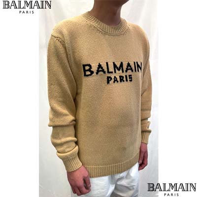 楽天市場】バルマン BALMAIN メンズ トップス ニット セーター 2色展開