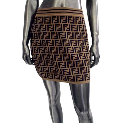 楽天市場】FENDI フェンディ スカート キッズ ニット ミニ 大人着用可