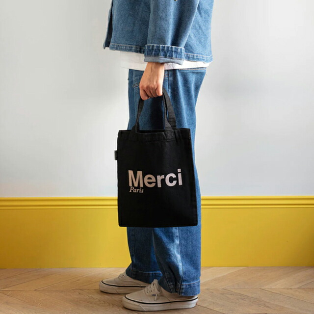 楽天市場】日本未発売【パリ直輸入】Merci cotton Tote Bag