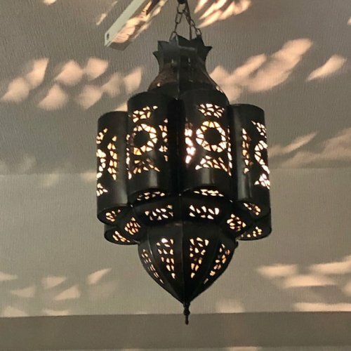 楽天市場】メタルシェード「ブーケ/ダークブラウン」照明 モロッコ