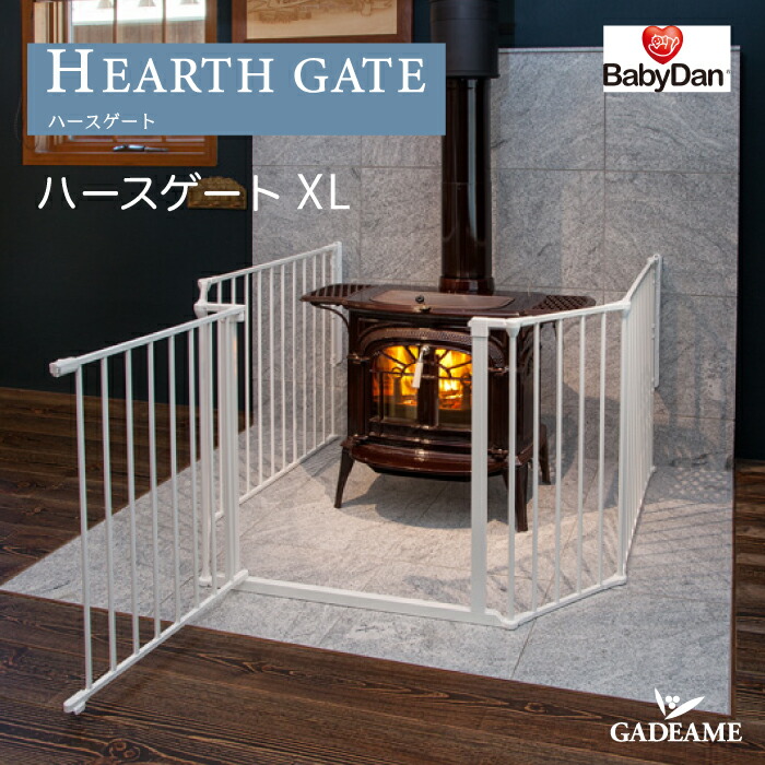 楽天市場】ハースゲートXL ホワイト ブラック BabyDan 品番: 56816