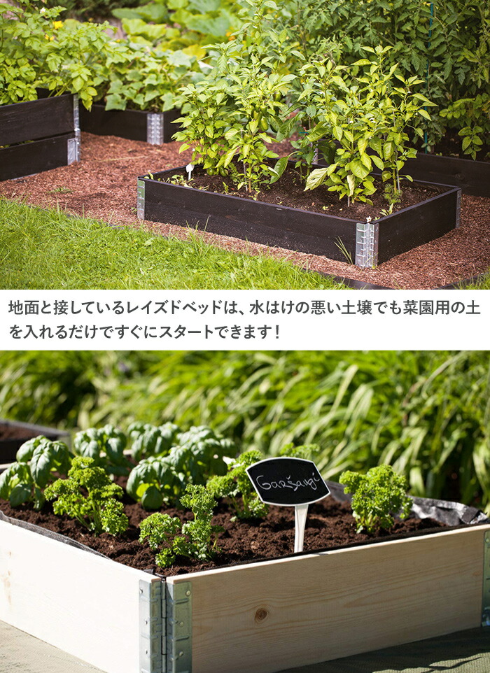 楽天市場】【入荷しました】ガーデンボックス 800x600 ナチュラル