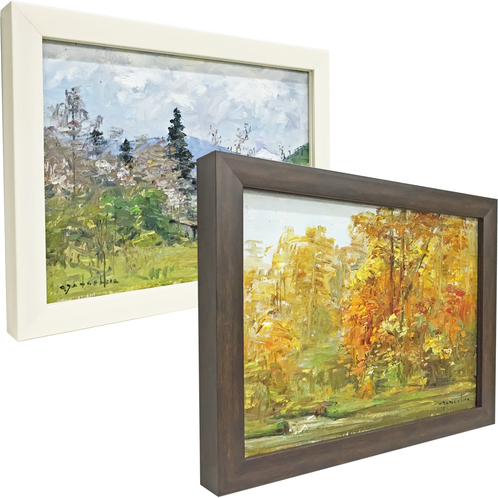 楽天市場】油絵額縁 ダブルフレーム UVカットアクリル付/409×409(S6