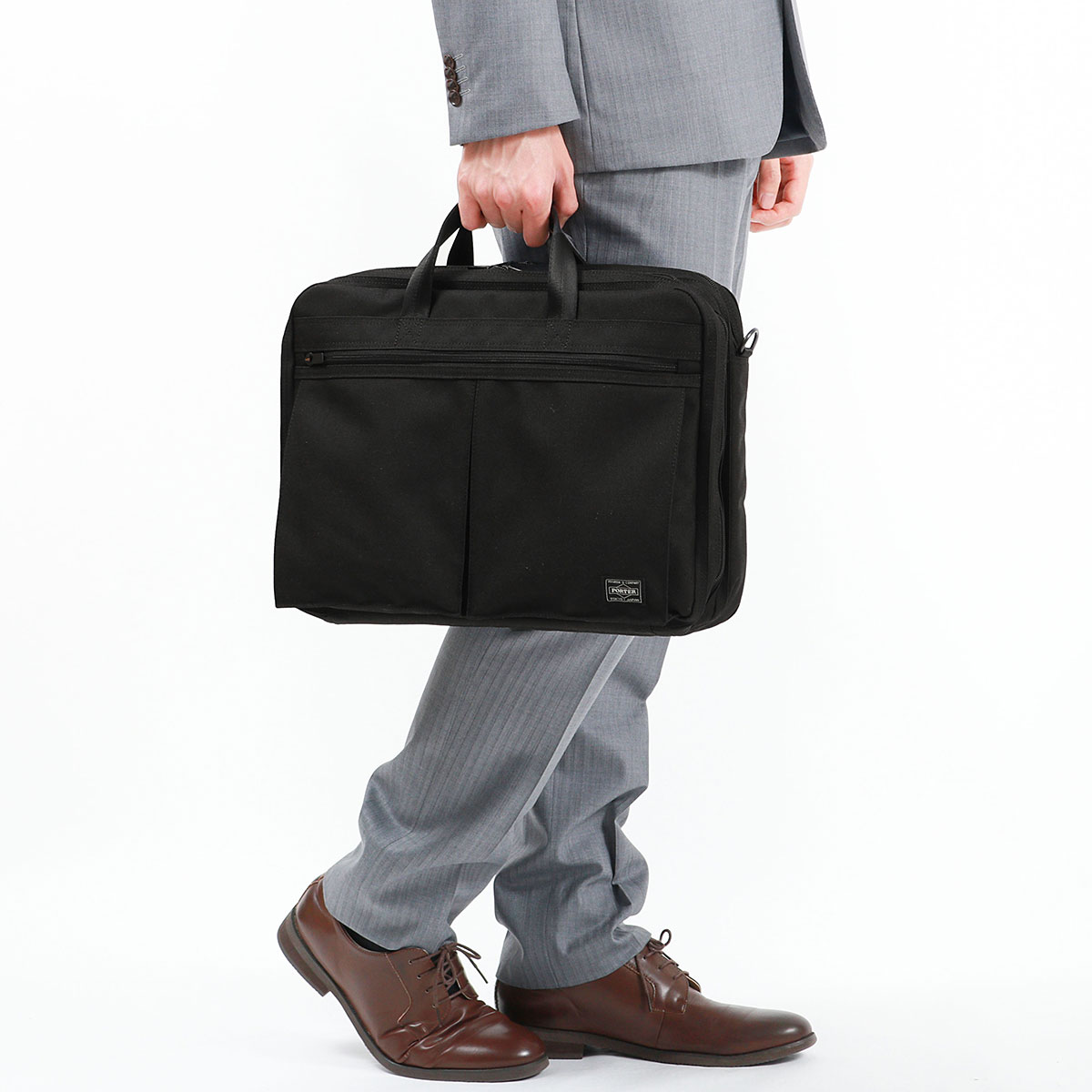 楽天市場】ポーター テンション 2WAYブリーフケース 627-17307