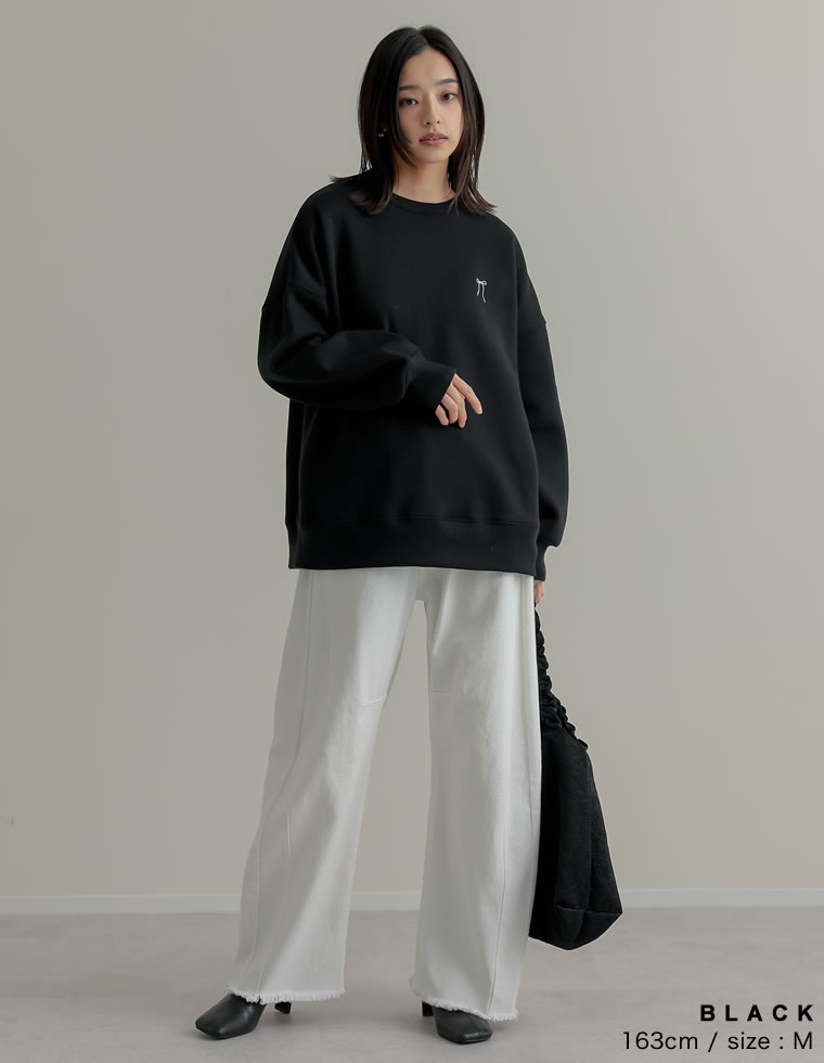 楽天市場】【SPECIAL FAIR】裏起毛ハートorリボンワンポイント刺繍