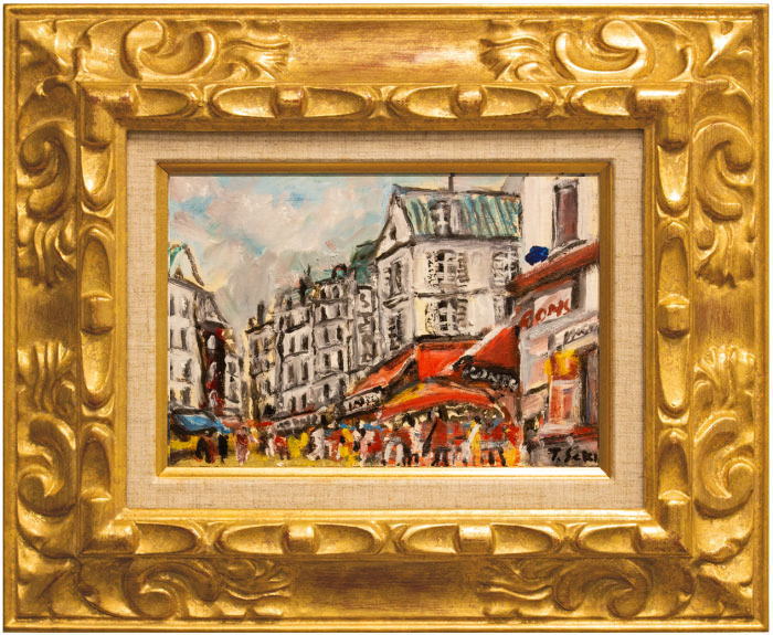 楽天市場】関 拓司「 パリ風景 」 油絵 ・ 油彩画 SM ( サムホール