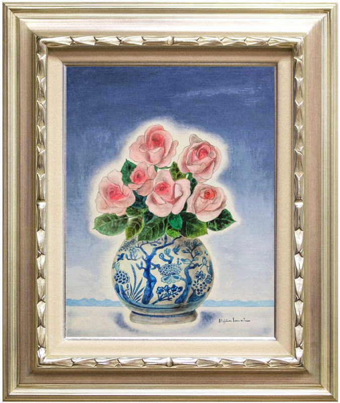 楽天市場】今井ロジン 「 バラ(アメリカにて) 」 油絵 ・ 油彩画 F6