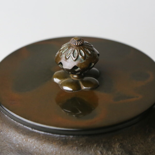 楽天市場】鉄瓶 七賢人文亀甲形 般若勘渓作 : がらんどう