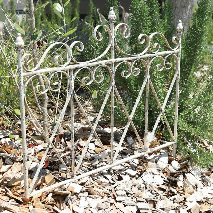 楽天市場】ブラン・アイアントレリス フェンス アイアン シャービー