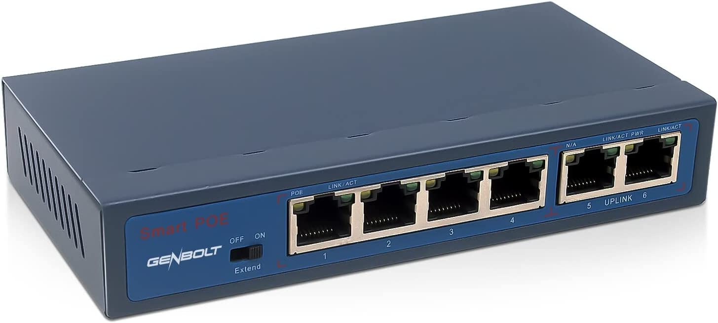 楽天市場】スイッチングハブ 6ポート 10/100Mbps ギガビット PoE受電