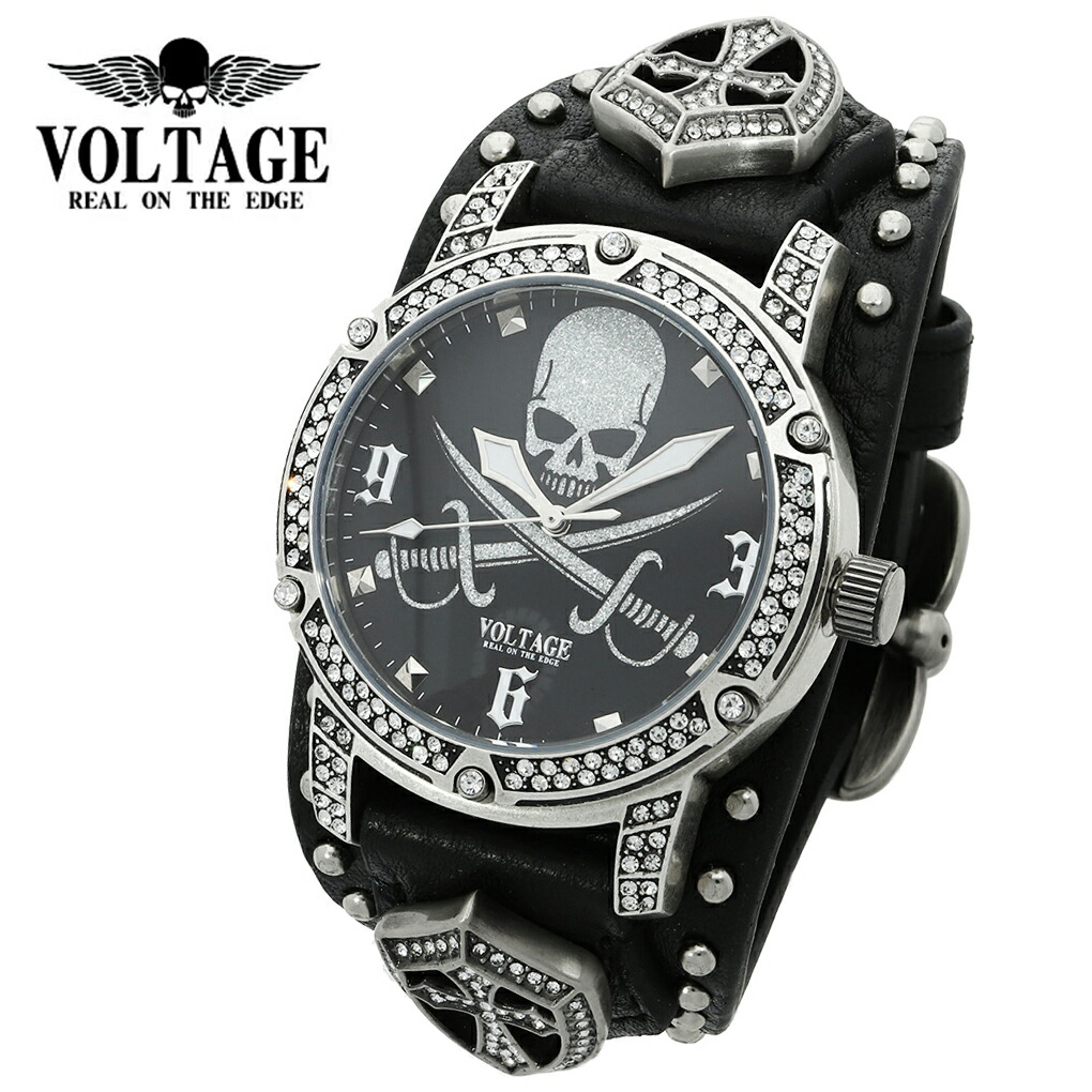 楽天市場】VOLTAGE ヴォルテージ VO-026 ブラック 腕時計 時計