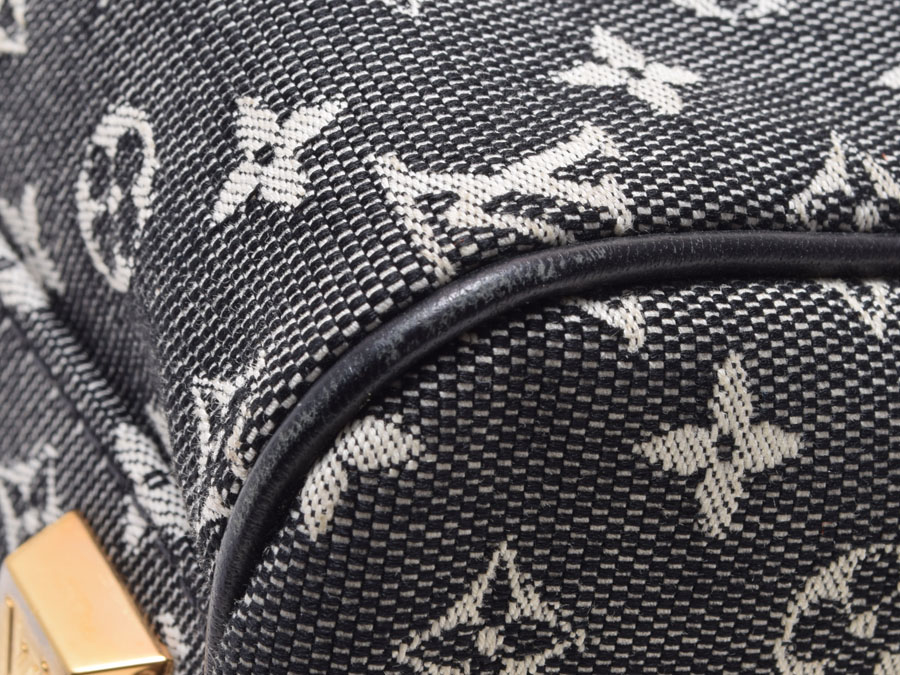 楽天市場】中古 ルイヴィトン モノグラムミニ ジョセフィーヌPM 黒