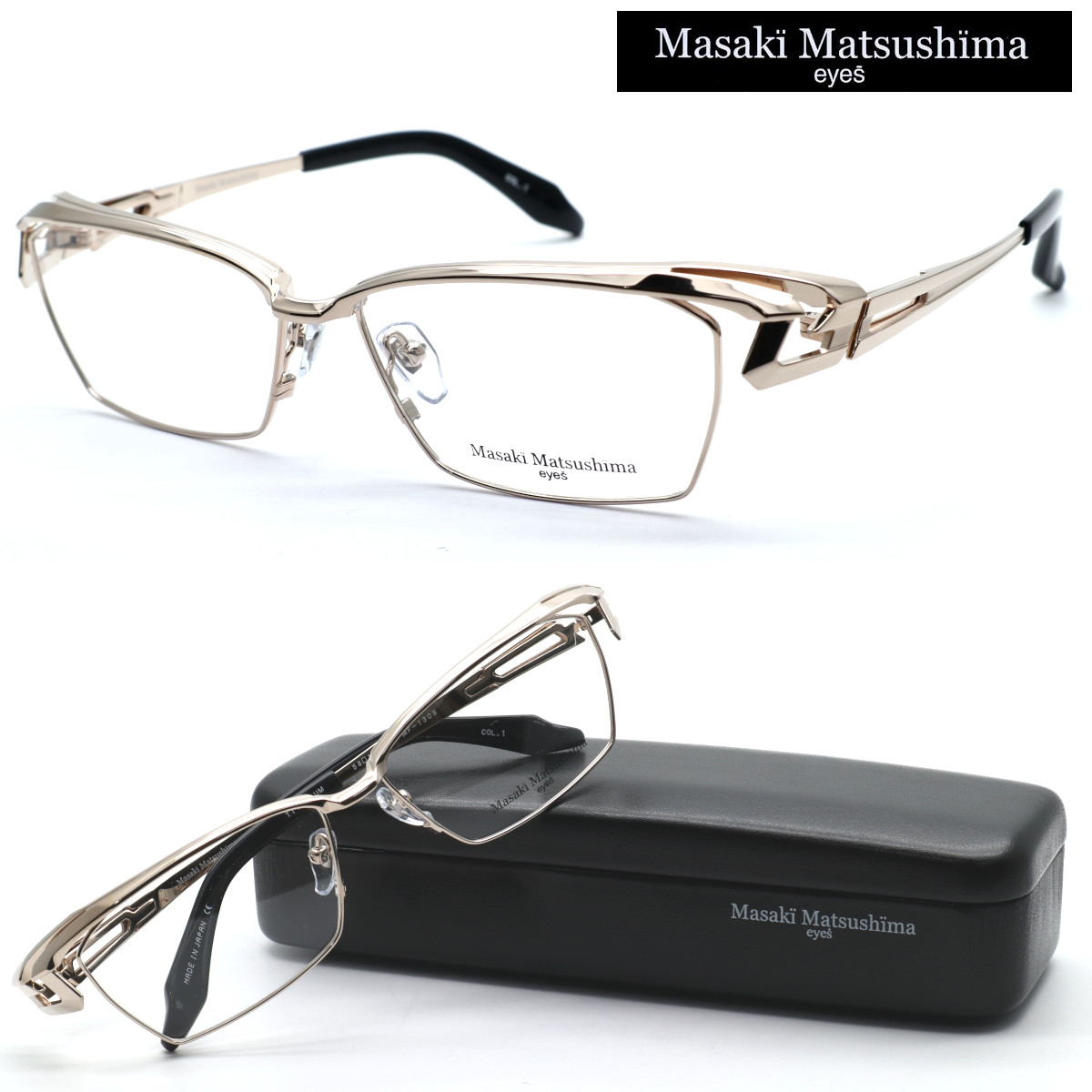 楽天市場】【Masaki Matsushima】マサキマツシマ メガネ MF-1308 col.1