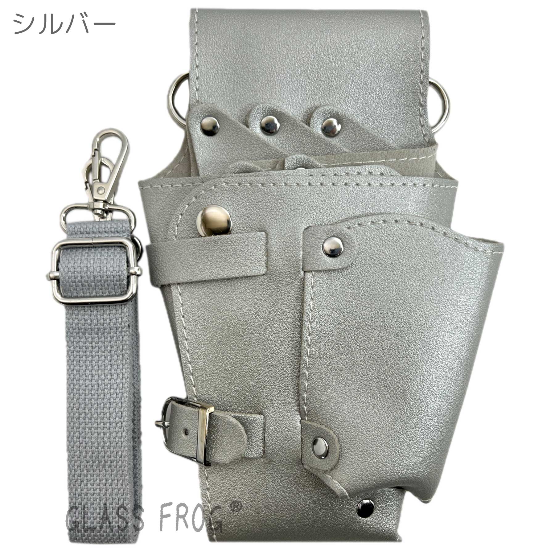 楽天市場】シザーケース レギュラータイプ PUレザー ハサミ5丁収納