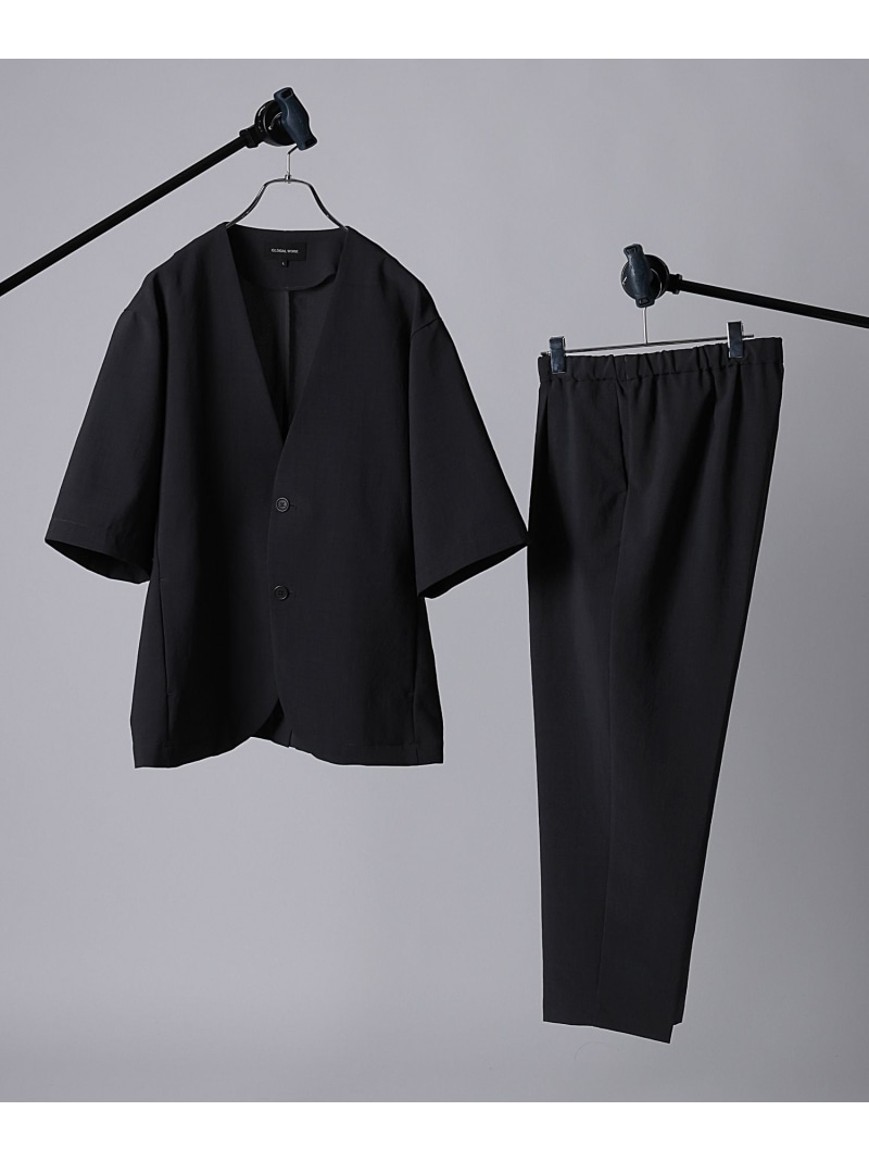 楽天市場】【SALE／40%OFF】2点セット/時短スマートセットアップ/5分袖